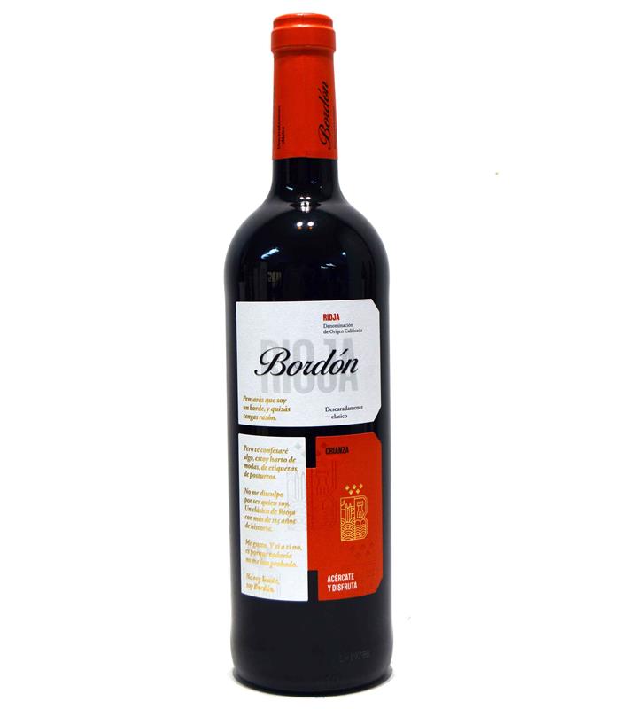 Vino BORDÓN Crianza  3/4  1 Botella